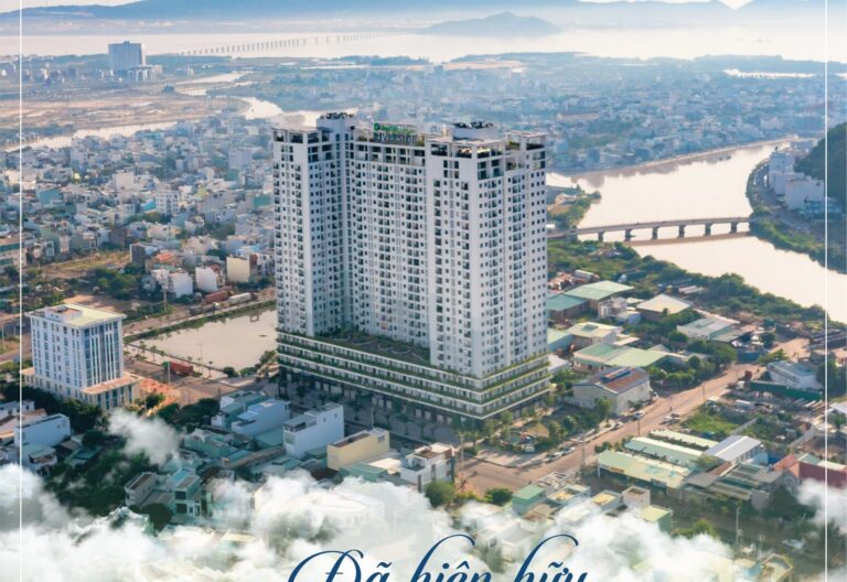 Toàn cảnh EcoLife Riverside bên sông Hà Thanh, Quy Nhơn Đông